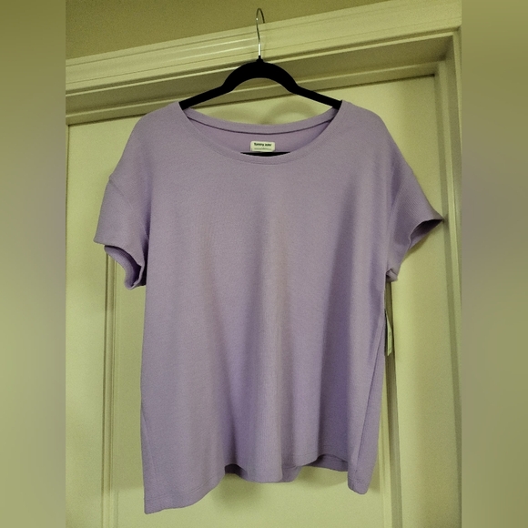 Tommy John Tops - Tommy John Knitted Loungewear Top Lavender Size Medium New NWT $68.00 Retail